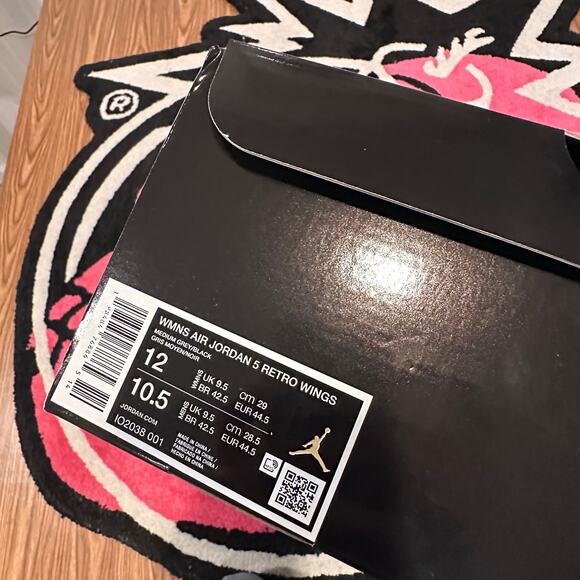 Jordan 5 Retro Wings (2025) - Women’s Size 12 - Rare - Brand New - Picture 9 of 11